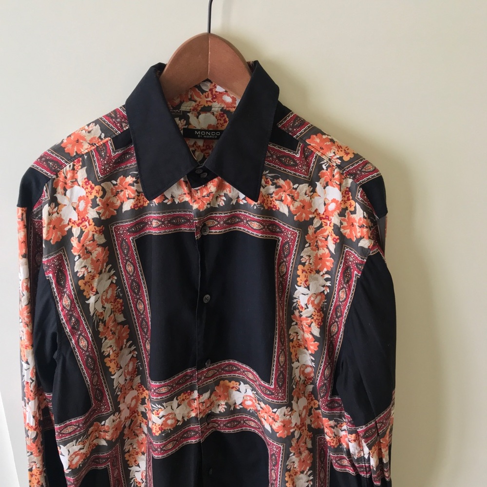 MONDO DI MARCO Men's button down shirt Sz L